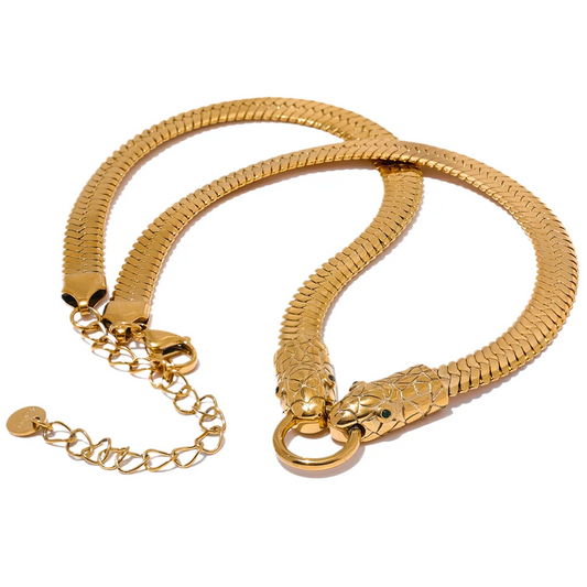 Snake Chain Choker Necklace