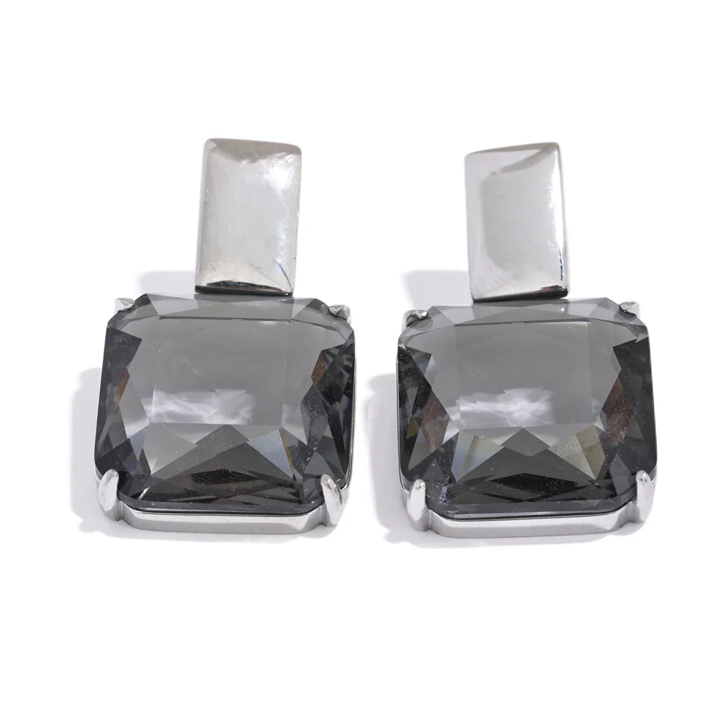 High-Quality Zircon Drop Earrings