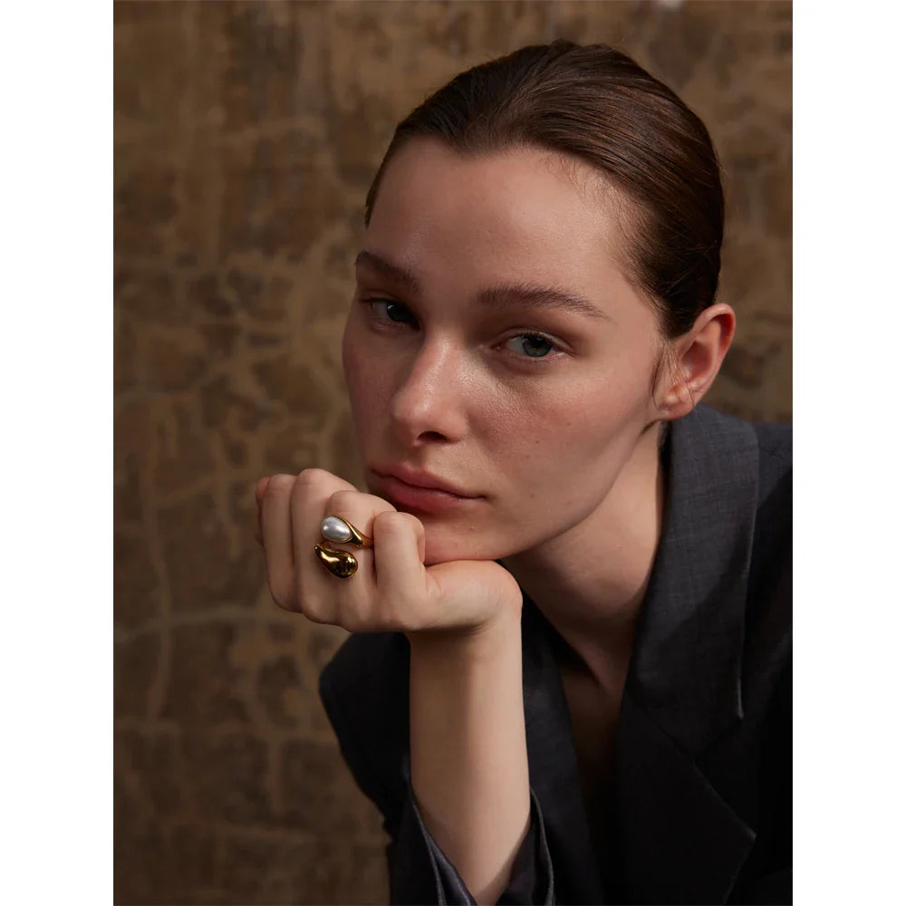 Pearl Gold Ring