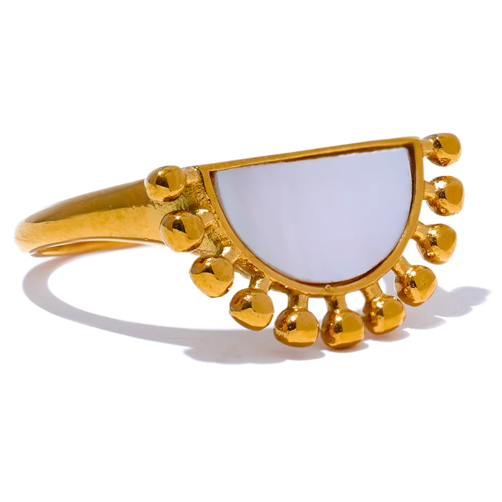 Gold Shell Ring