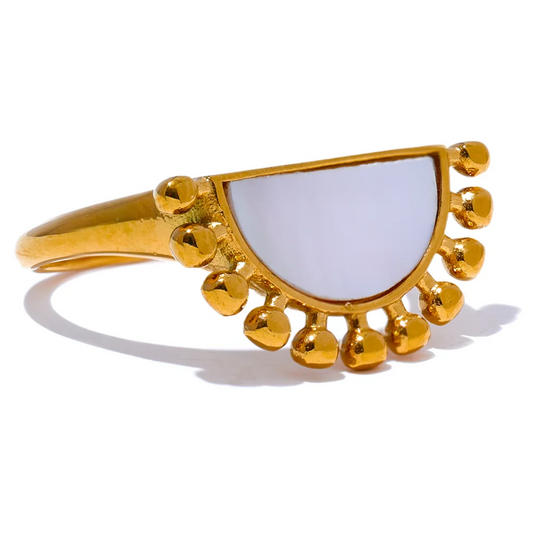 Gold Shell Ring