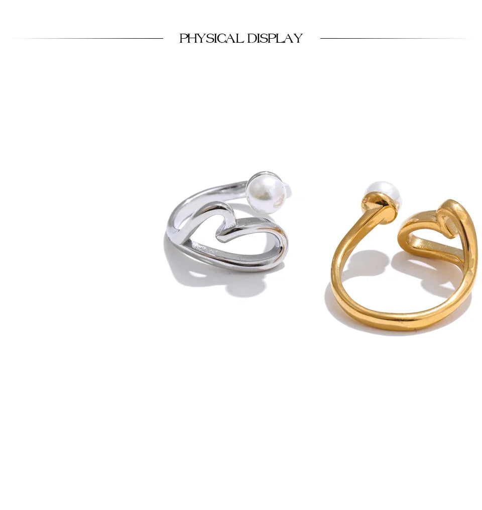 Gold Ring With Pearl