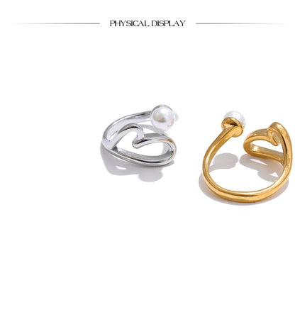 Gold Ring With Pearl