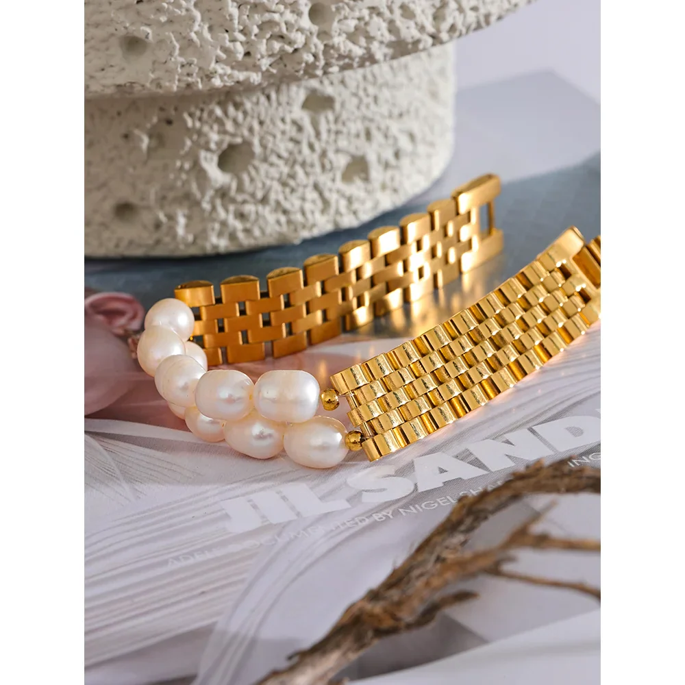 Pearl Chain Bracelet