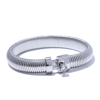 Statement Elastic Metal Bracelet