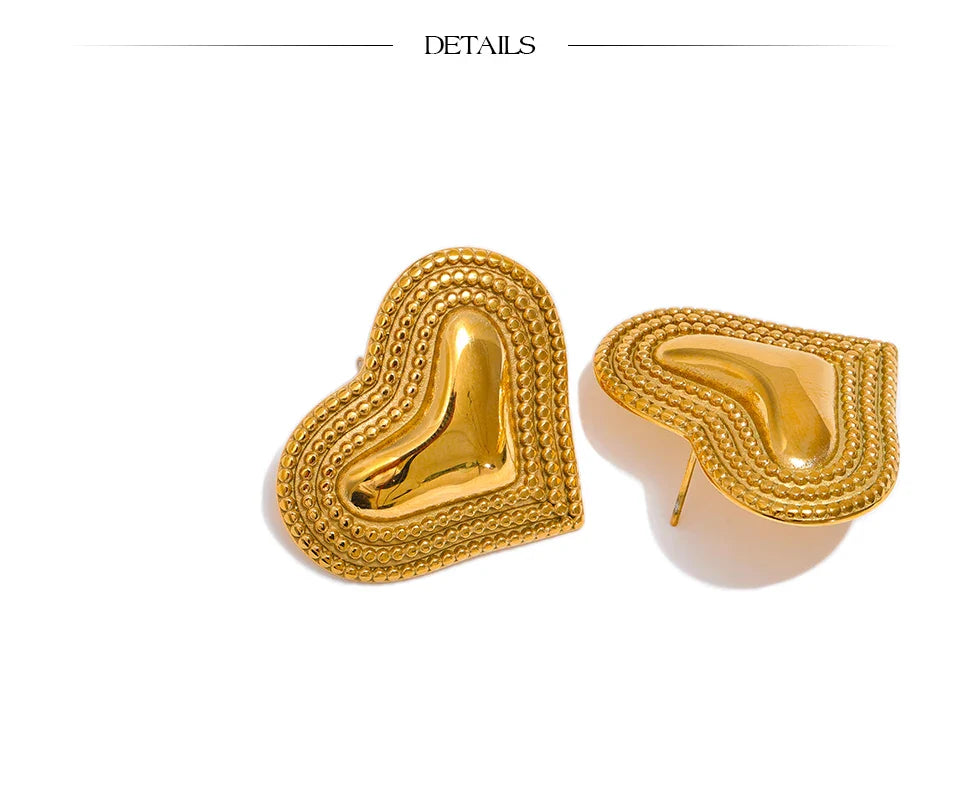 Heart shaped earrings