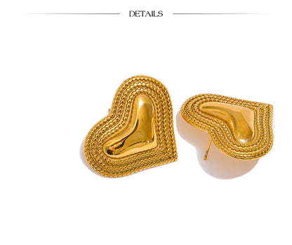 Heart shaped earrings