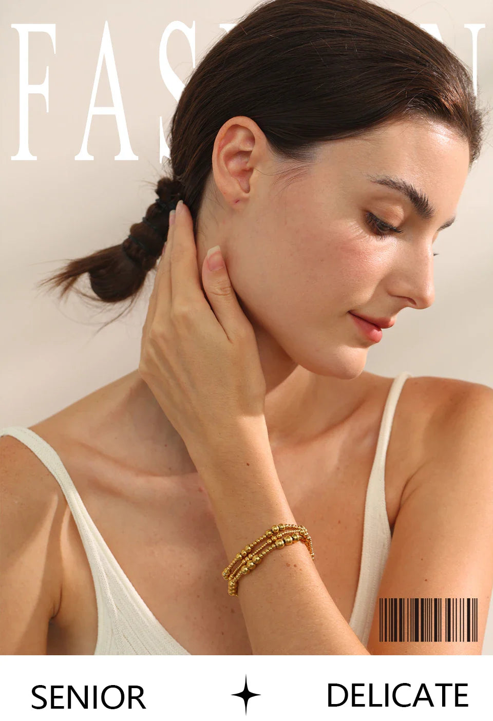 Gold Bead Bracelet