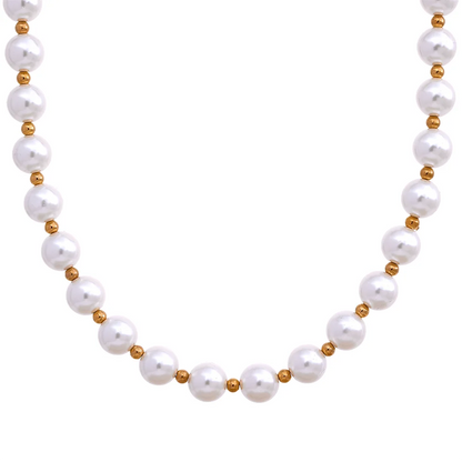 Chic Waterproof Pearl Necklace