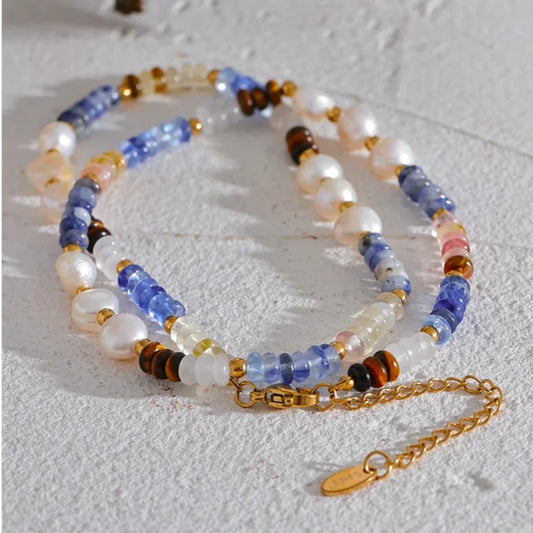Blue Bead Necklace