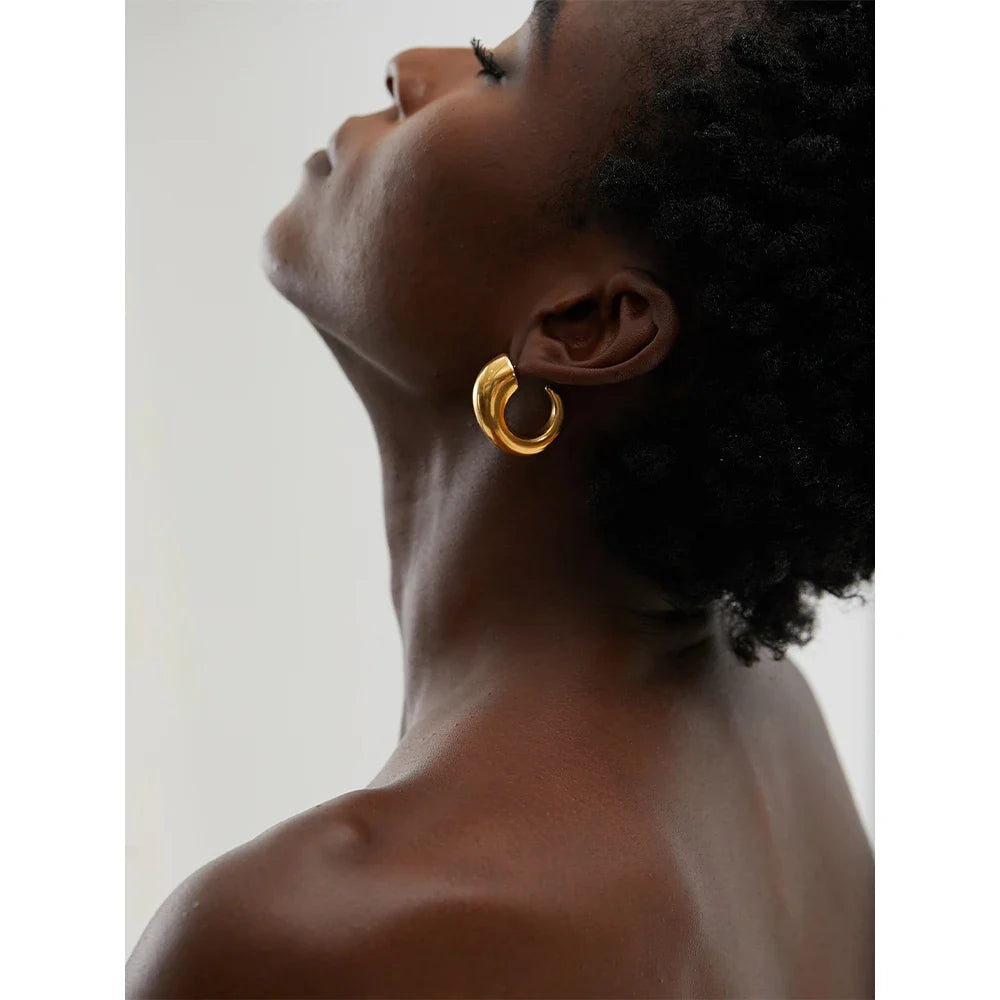 Chunky Gold Earrings