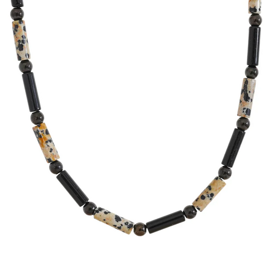 Black Bead Necklace