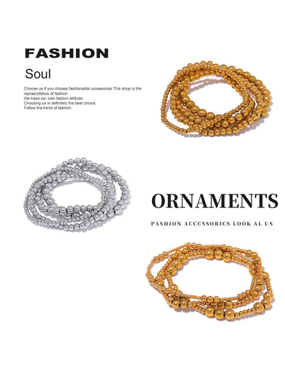 Gold Bead Bracelet