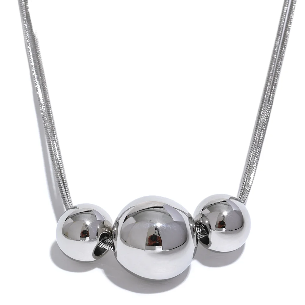 Round Bead Chain Necklace