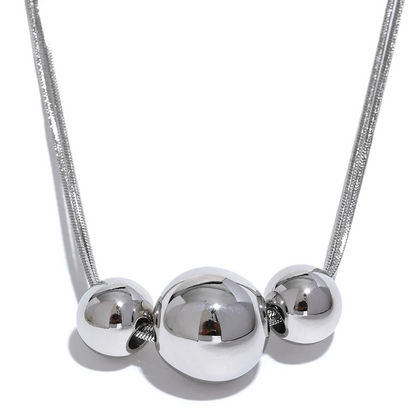 Round Bead Chain Necklace