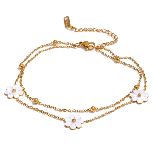 Double Strand Pearl Necklace