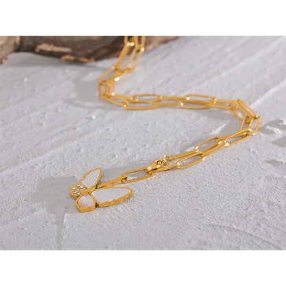 Gold Butterfly Necklace