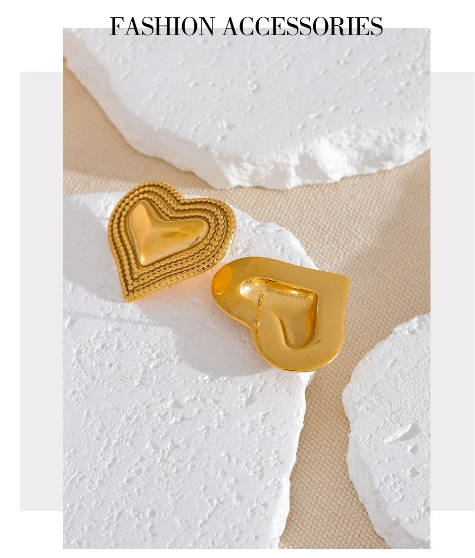 Heart shaped earrings