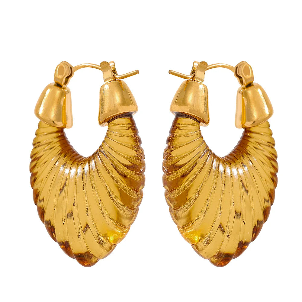 Chunky Resin Earrings