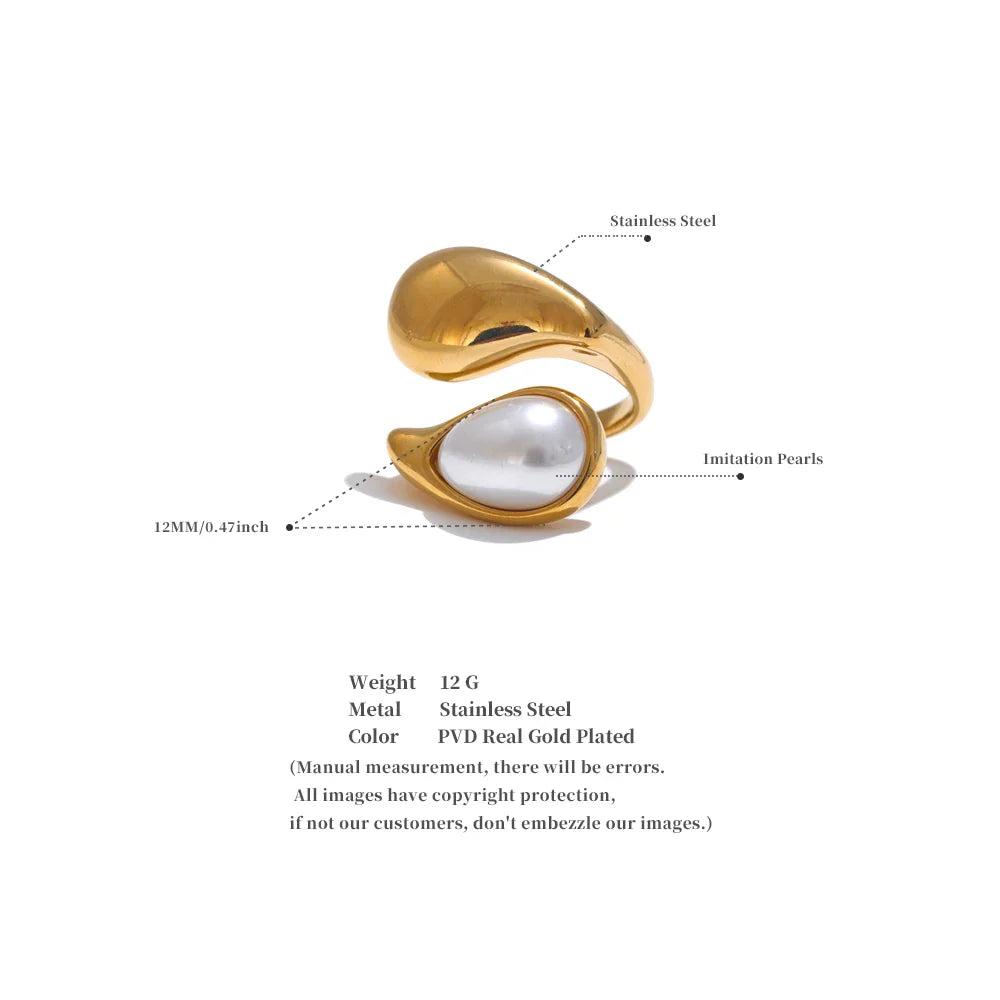 Pearl Gold Ring