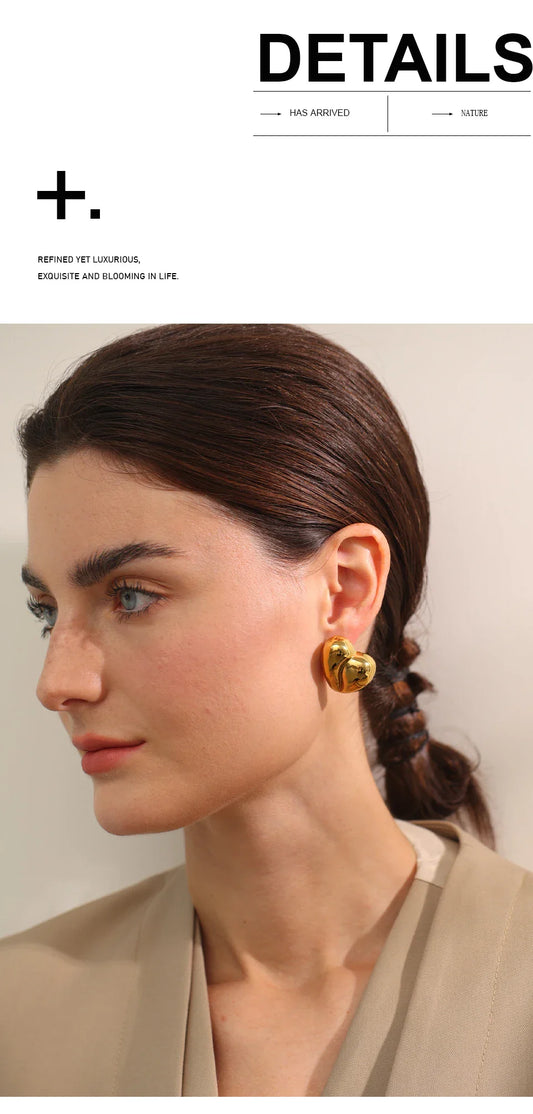 heart earrings