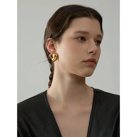 Heart Ear Studs