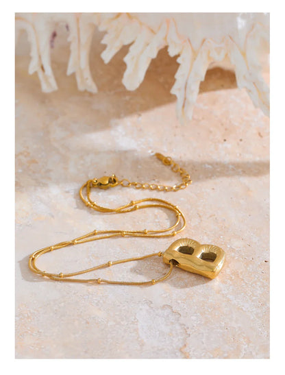 Gold Initial Pendant