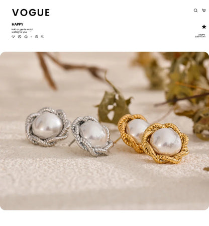 Stud With Pearl