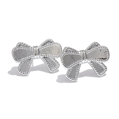Waterproof Bow Knot Stud Earrings