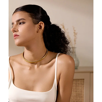 Gold Collar Necklace
