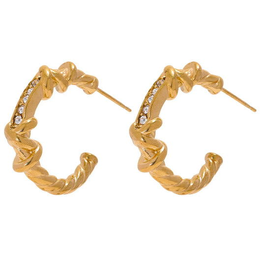 Twisted Charm Earrings