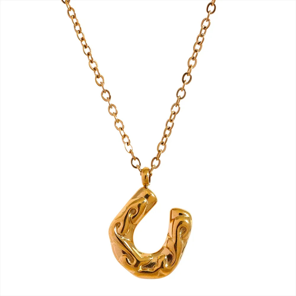 Horseshoe Pendant Necklace