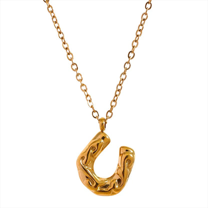Horseshoe Pendant Necklace