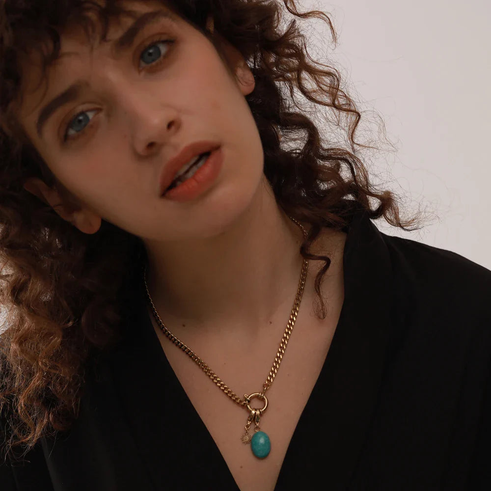Turquoise Necklace Stone