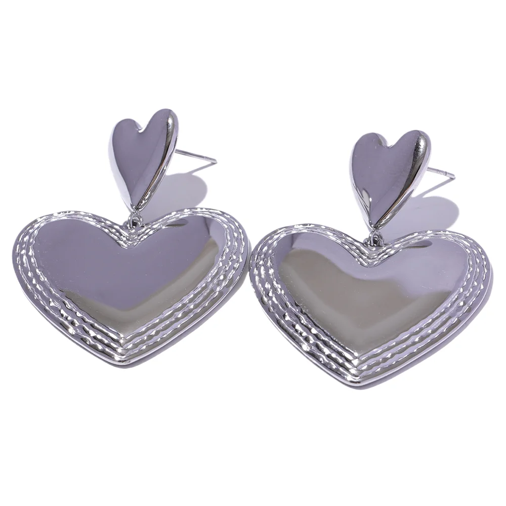 Heart Dangle Earrings