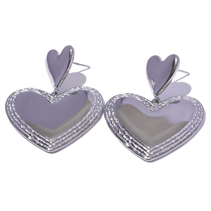 Heart Dangle Earrings