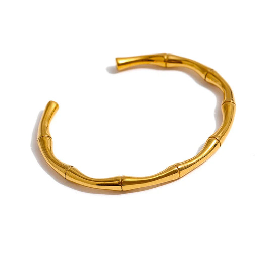 Glimmer Bamboo Cuff Bracelet