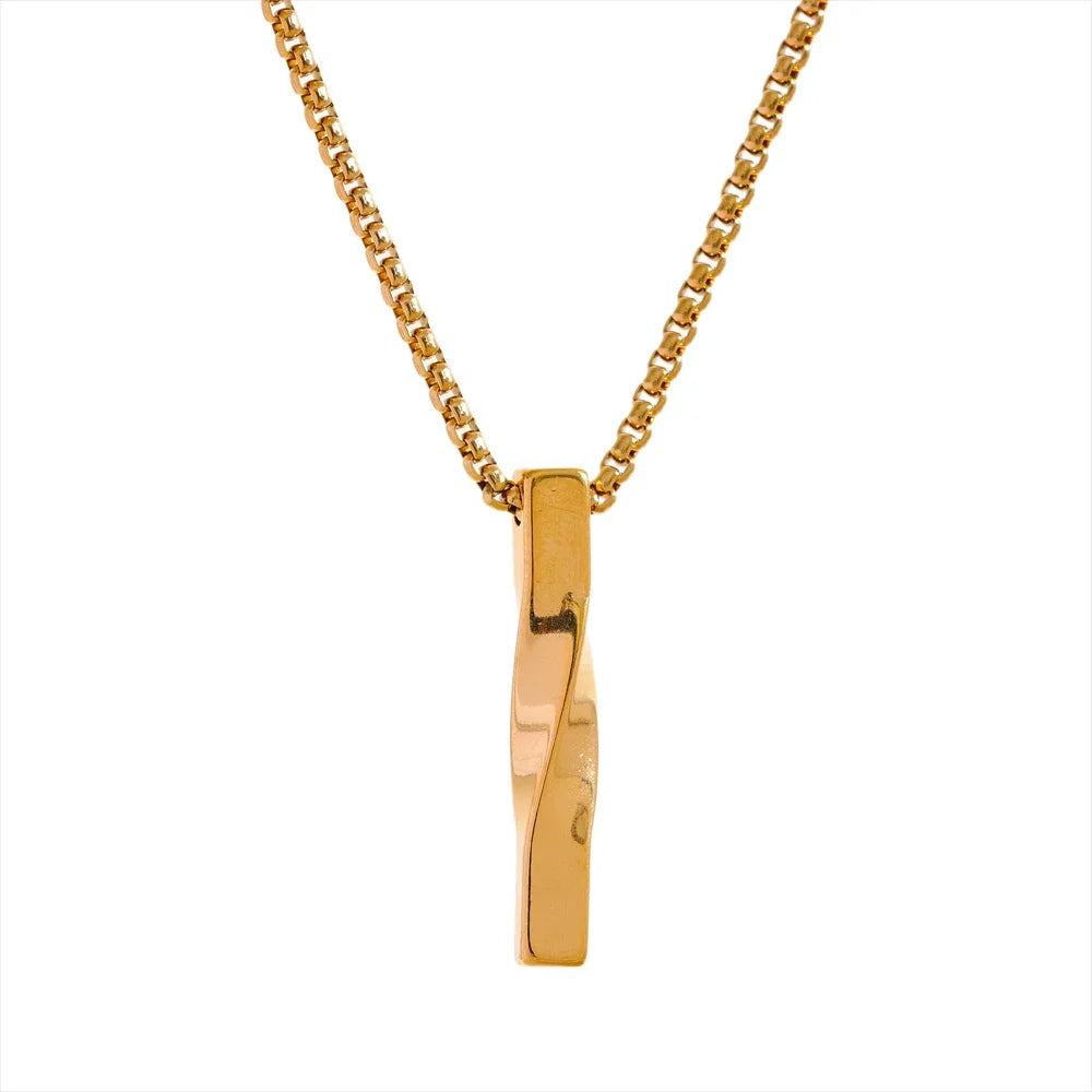 Simple Geometric Pendant Necklace