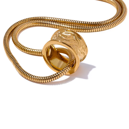 Valentine's Day Double Ring Necklace
