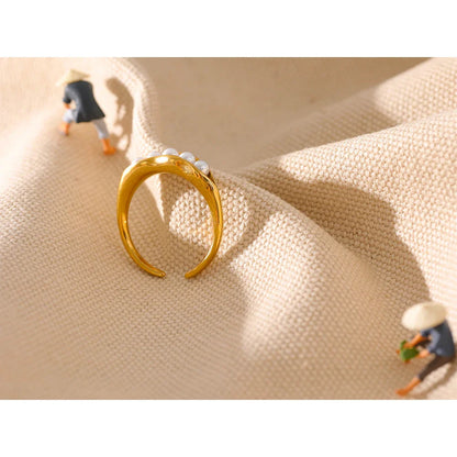 Pearl Ring Gold