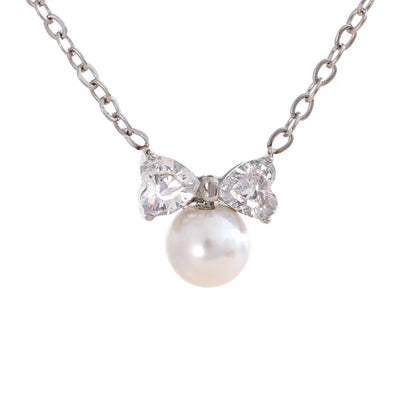 Bling Bow Knot Collar Necklace