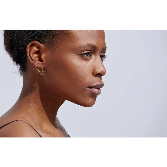 Butterfly Metal Stackable Stud Earrings