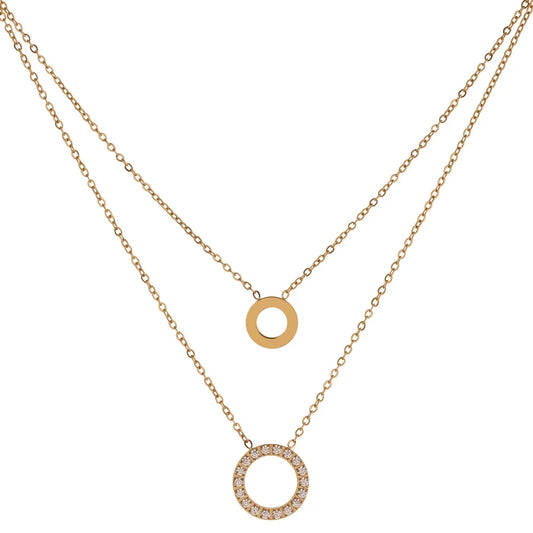 Long Rhinestone Necklace