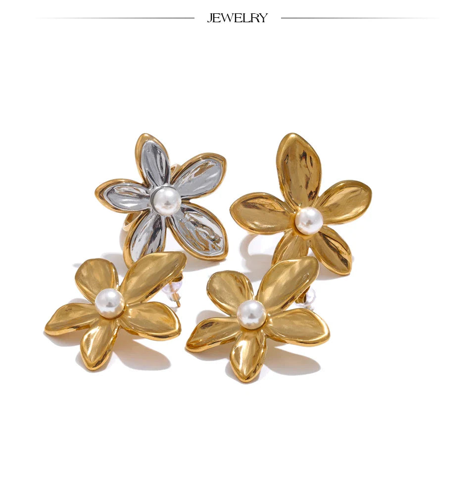 Silver Flower Ring