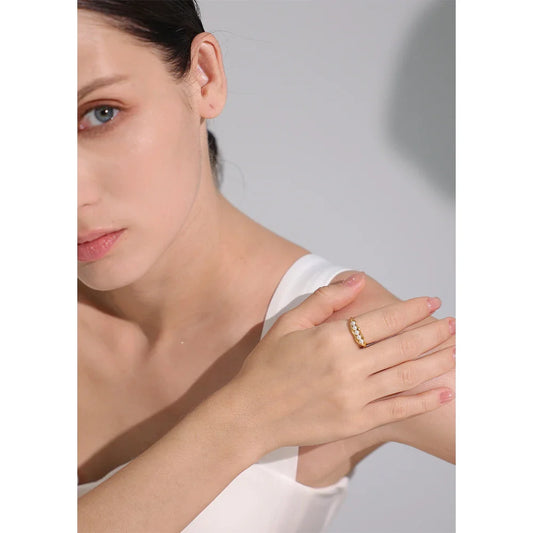 Pearl Ring Gold
