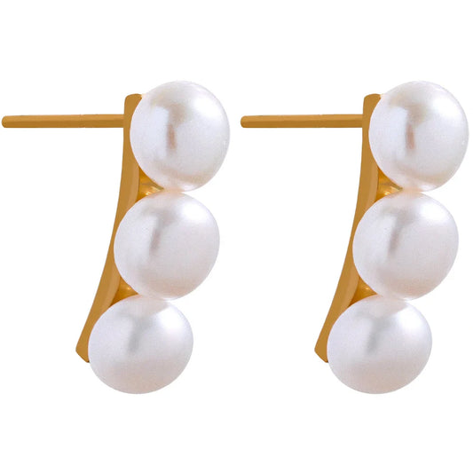 Pearl Stud Earrings