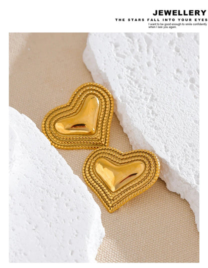 Heart shaped earrings
