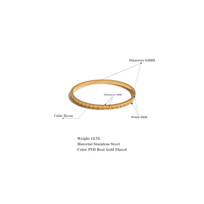 Gold Bangle Bracelet