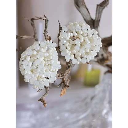 Beaded Flower Earrings
