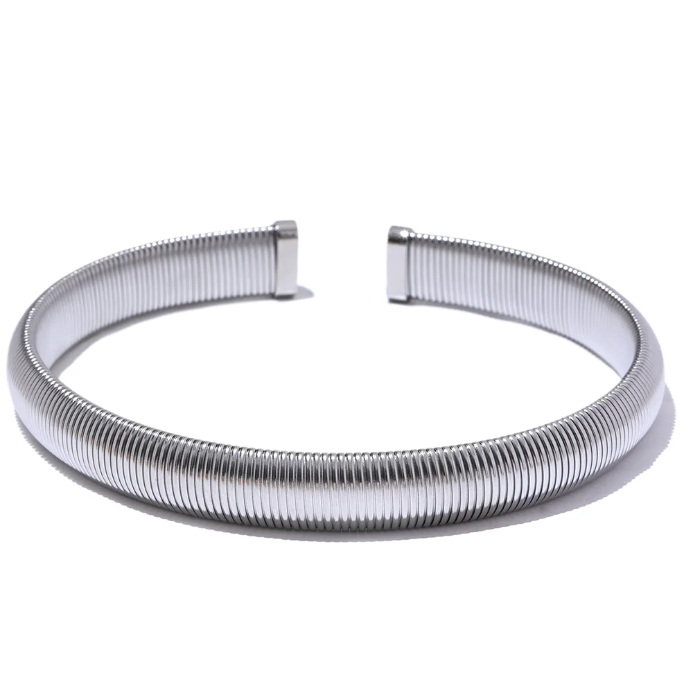 Thick Gold Choker Necklace
